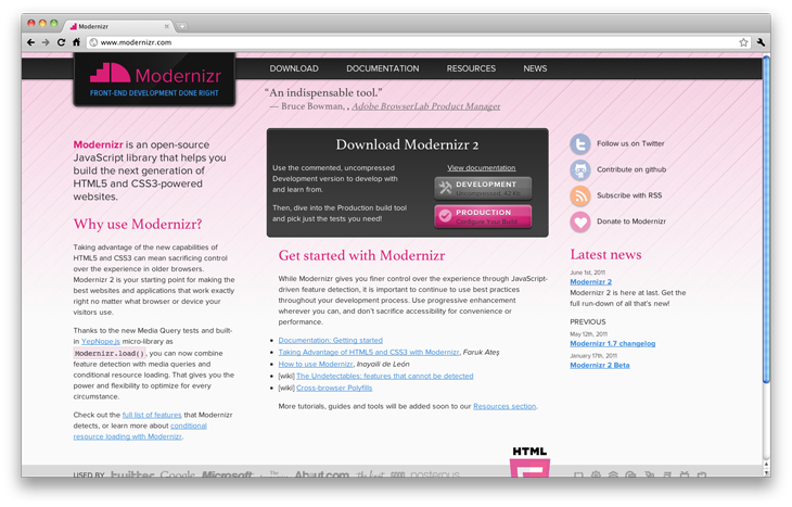 modernizr