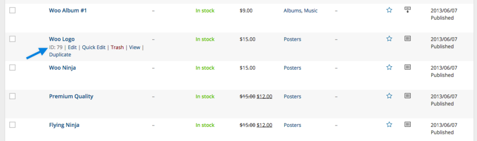 Find Product ID in WooCommerce 950x281