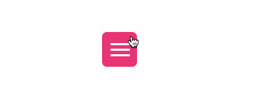 menu button hover